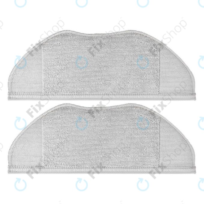 Chiffon de vadrouille, 2 pièces, Nettoyage humide léger pour Xiaomi Mi Robot Vacuum Mop Essential (Mijia G1)