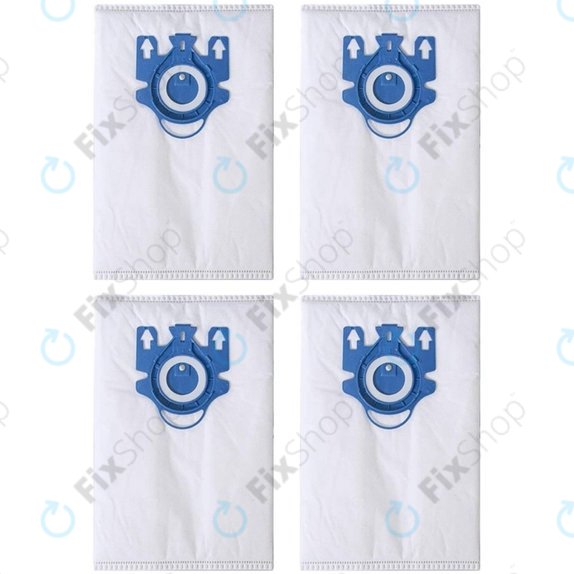 Sac à poussière, 4 pièces pour Miele Classic C1, Complete C2, Complete C3, S2, S5, S8, S 400i - S 858