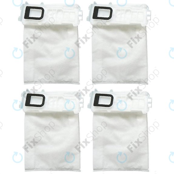 Sac à poussière, 4 pièces pour Vorwerk Kobold VK135, VK136