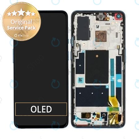 OnePlus 9 - Écran LCD + Écran Tactile + Cadre (Arctic Sky) - 1001100052 Genuine Service Pack