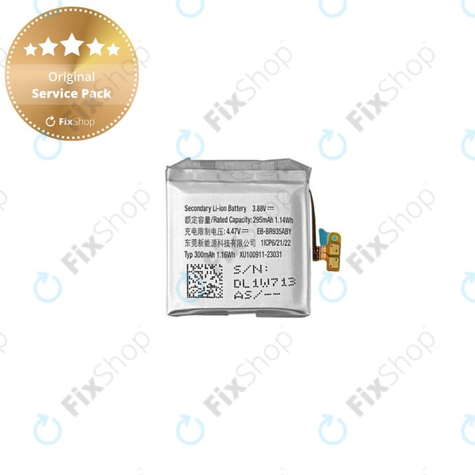 Samsung Galaxy Watch 6 40mm R930, R935, Watch 7 40mm L300, L305 - Batterie EB-BR935ABY 300mAh - GH43-05156A Genuine Service Pack