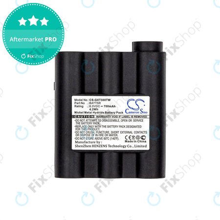 Batterie pour Alan G7, Midland GTX-series, 700mAh, Ni-MH, 6V, BATT5R, HQ