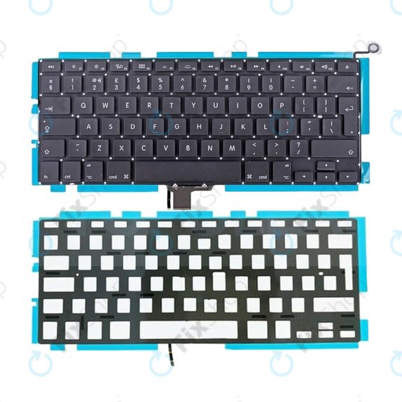 Apple MacBook Pro 13" A1278 (Mid 2009 - Mid 2012) - Clavier + Rétroéclairage Royaume-Uni