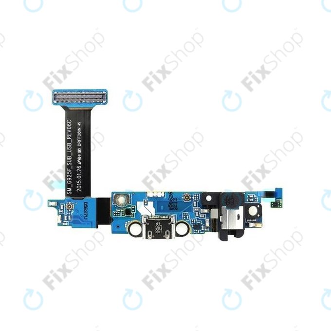 Samsung Galaxy S6 Edge G925F - Connecteur de charge + Câble flexible - GH96-08226A Genuine Service Pack