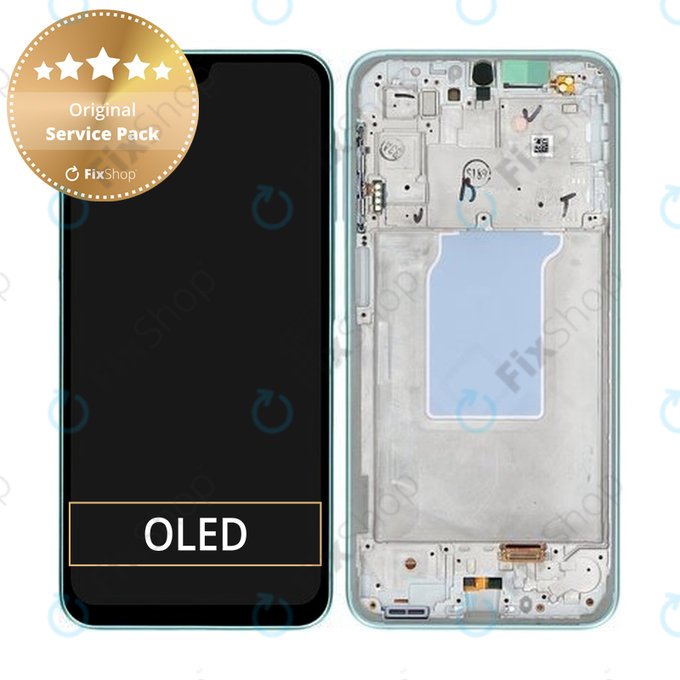Samsung Galaxy A26 A266E - Écran LCD + Écran tactile + Cadre (Mint) - GH82-37049C Genuine Service Pack