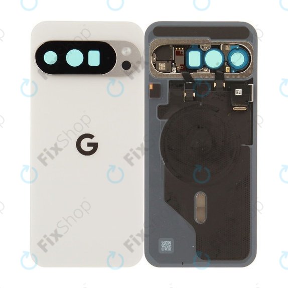 Cache batterie pour Google Pixel 10 Pro XL, Porcelain, G949-01362-00, Genuine Service Pack