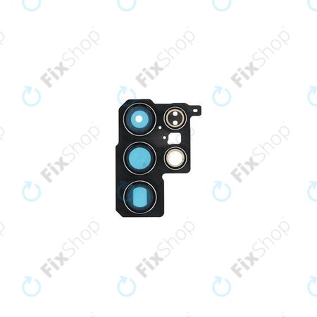 Samsung Galaxy S22 Ultra S908B - Cadre d'objectif de caméra arrière (argent) - GH98-47127C Genuine Service Pack