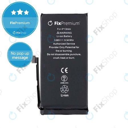 Apple iPhone 13 Mini - Batterie JCID 2406mAh