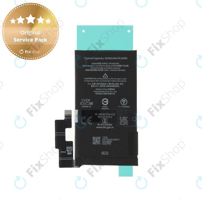 Google Pixel 7 Pro GP4BC GE2AE - Batterie GMF5Z 5000mAh - G949-00304-01 Genuine Service Pack