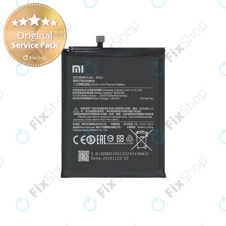 Xiaomi Mi 8 Lite - Batterie BM3J 3350mAh - 46BM3JA02018 Pack de Service d'Origine