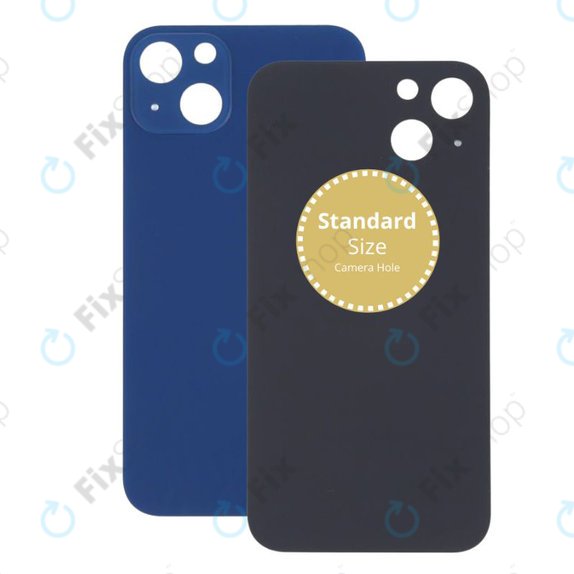 Apple iPhone 13 - Verre du boîtier arrière (bleu)