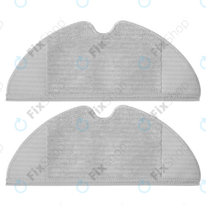 Chiffon de vadrouille, 2 pièces pour Xiaomi Dreame D9, F9, Mi Robot Vacuum Mop (Mijia 1C), 2 Pro+ (1T)