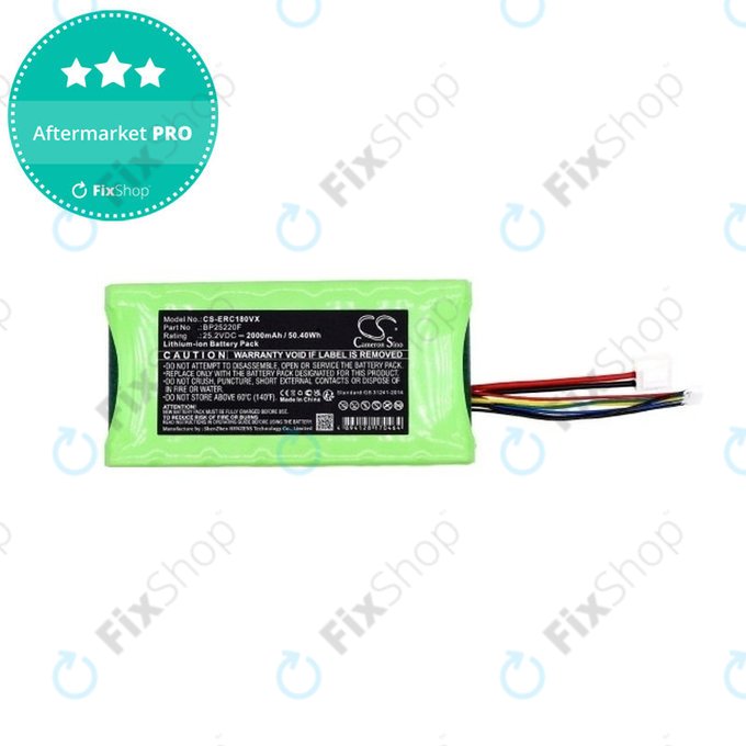 Batterie pour Grundig High Performance Cyclone, Eureka NEC180 Pro, 2000mAh, Li-Ion, 25.2V, BP25220F, HQ