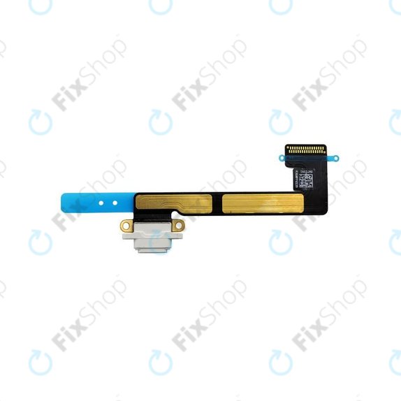 Apple iPad Mini 2, Mini 3 - Connecteur de charge + Câble flexible (Blanc)