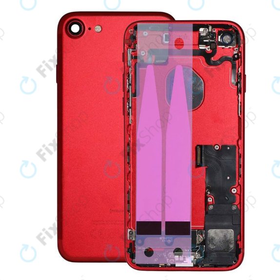 Apple iPhone 7 - Petites pièces du boîtier arrière (rouge)