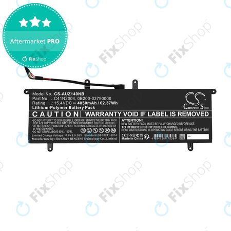 Batterie pour Asus ZenBook DUO 14, 4050mAh, Li-Pol, 15.4V, C41N2004, HQ