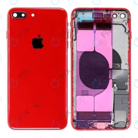 Apple iPhone 8 Plus - Petites pièces du boîtier arrière (rouge)