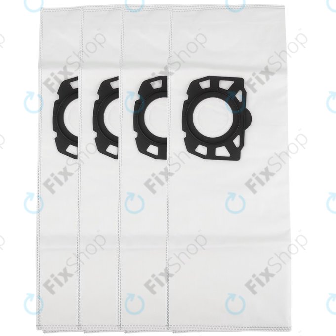 Sac à poussière, 4 pièces pour Kärcher WD 2, WD 2 Plus, WD 3
