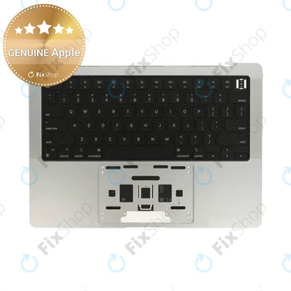 Cadre supérieur clavier pour MacBook Pro 14", A2442 (2021), A2779 (2023), avec clavier US et batterie, Silver, 661-32211, Genuine Apple