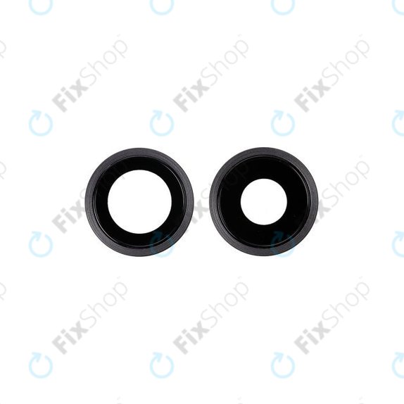 Apple iPhone 11 - Cadre d'objectif de caméra arrière (Black) - 2pcs