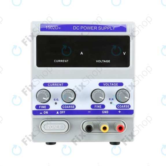 Dingke 1502D+ - Alimentation CC régulée pour test de réparation de téléphones portables (0-15 V, 0-2 A, 230 V EU)