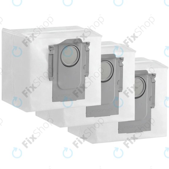 Sac à poussière, 3 pièces pour Roborock Q10 VF, VF+, V, V+, S5, S5+