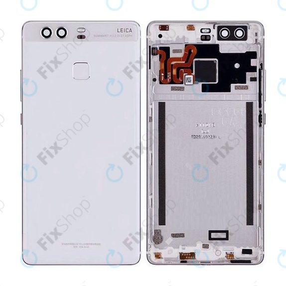 Huawei P9 - Cache batterie + Capteur d'empreintes digitales (Argent)
