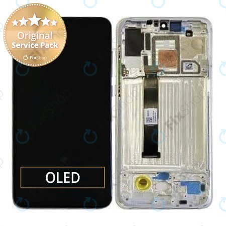 Xiaomi Mi 9 Pro 5G - Écran LCD + Ecran Tactile + Cadre (Blanc Rêve) - 5600020F1X00 Genuine Service Pack