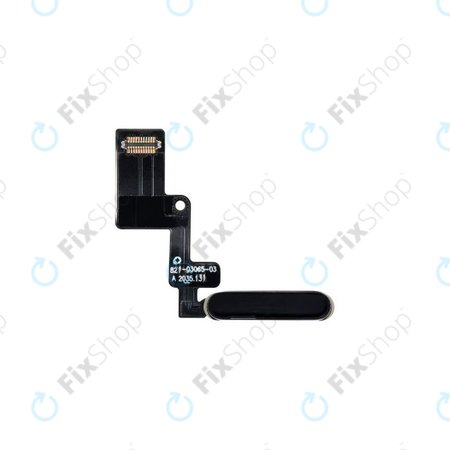 Apple iPad Air (4e génération, 5e génération) - Bouton d'alimentation + câble flexible (gris sidéral)