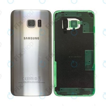 Samsung Galaxy S7 Edge G935F - Cache batterie (Argent) - GH82-11346B Genuine Service Pack