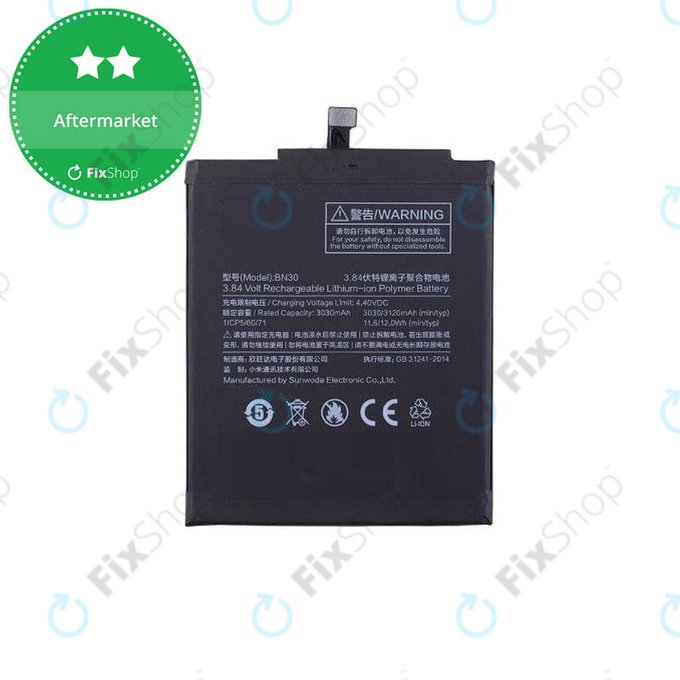 Xiaomi Redmi 4A - Batterie BN30 3120mAh