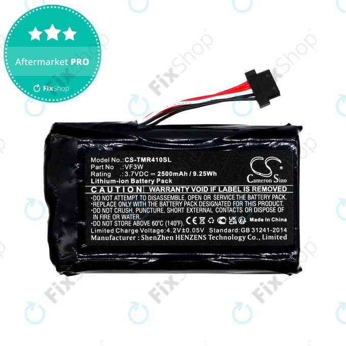 Batterie pour TomTom Rider, Great Rides, 2500mAh, Li-Ion, 3.7V, VF3W, HQ