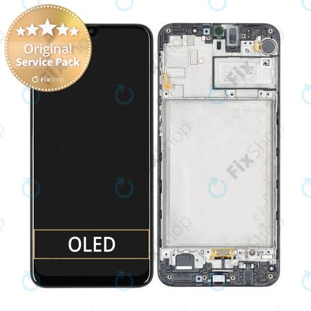 Samsung Galaxy M30s M307F - Écran LCD + Ecran Tactile + Cadre (Noir Opale) - GH82-21266A, GH82-21265A Genuine Service Pack