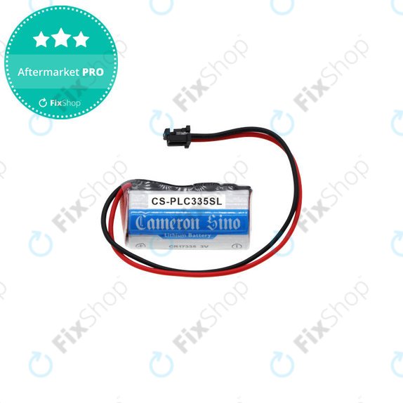 Batterie pour Mitsubishi CR17335SE-R, Sanyo GT15-BAT, 1800mAh, Li-MnO2, 3V, Q6BAT, HQ