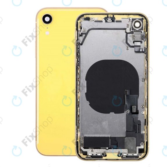 Apple iPhone XR - Petites pièces du boîtier arrière (jaune)