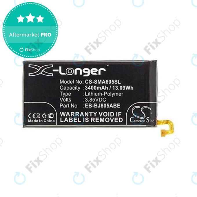 Samsung Galaxy A6 Plus A605 (2018) - Batterie EB-BJ805ABE 3400mAh HQ