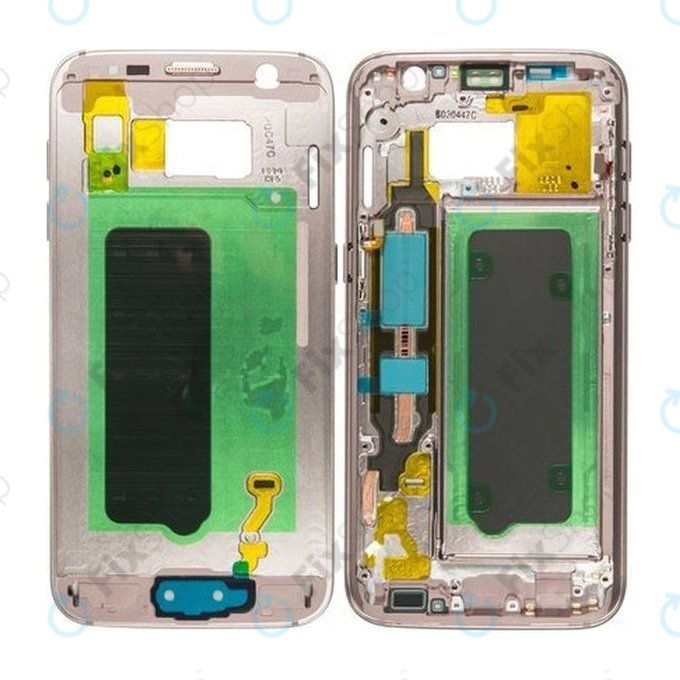 Samsung Galaxy S7 G930F - Cadre avant (Rose) - GH96-09788E Genuine Service Pack