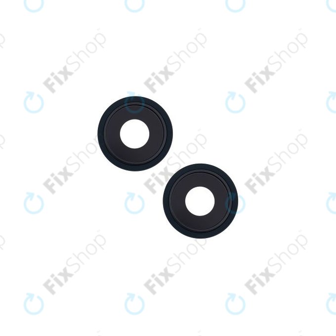 Apple iPhone 13, 13 Mini - Objectif de caméra arrière + cadre (minuit) - 2pcs