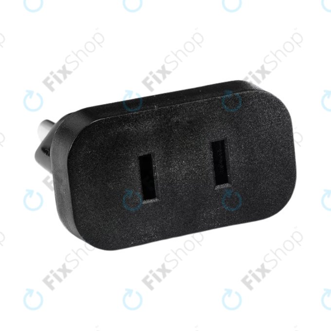 Adaptateur de prise 220V US vers EU (Noir)