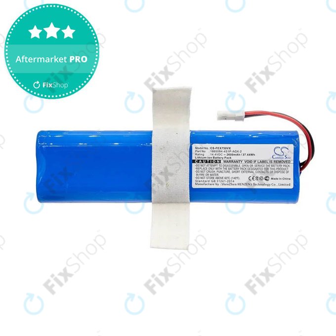 Zaco V3, V40, V5s Pro, V5x, Silvercrest SSWR A1, SSWR B1, SSR 3000 A1 - Batterie 18650B4-4S1P-AGX-2 Li-Ion 14.4V 2600mAh HQ