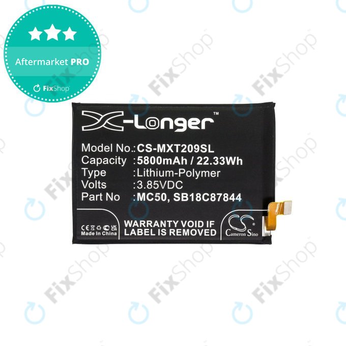 Motorola Moto G9 Power, G60 XT2135 - Batterie MC50 5800mAh HQ