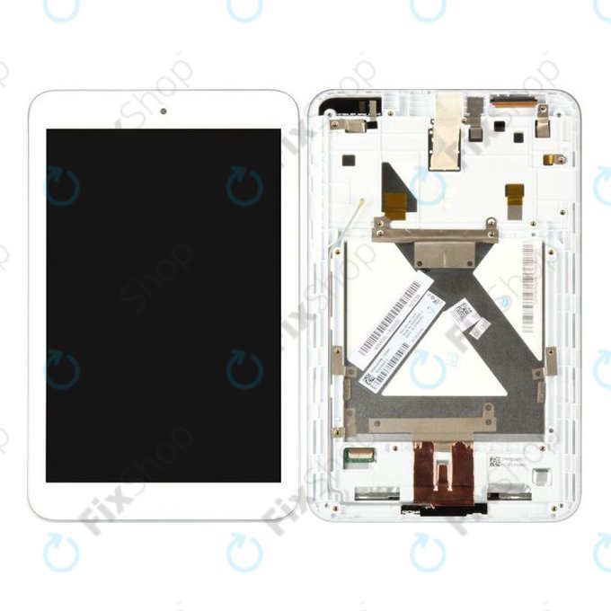 Asus MeMO Pad 8 ME181C, ME181CX - Écran LCD + Tactile + Cadre (Blanc)