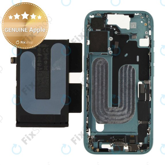 Cadre central avec batterie pour iPhone 16 | Green | ZD076-00683 | Genuine Apple