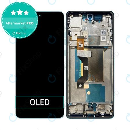 Motorola Edge 60 Fusion - Écran LCD + Écran tactile + Cadre (Amazonite) OLED