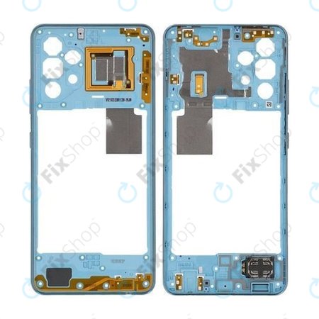 Samsung Galaxy A32 4G A325F - Cadre central (bleu génial) - GH97-26181C Genuine Service Pack
