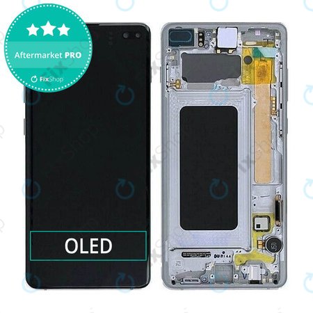 Samsung Galaxy S10 Plus G975F - Écran LCD + Écran tactile + Cadre (Prisme Noir) OLED