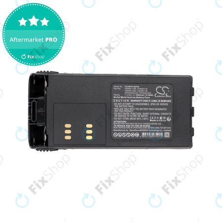 Batterie pour Motorola GP1280, GP140, GP320, GP540, HT1200, MTX850, Pro5150, 1800mAh, Ni-MH, 7.2V, HNN9011BR, HQ