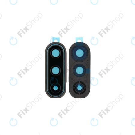 OnePlus Nord CE 5G - Cadre en verre pour caméra arrière (Blue Void) - 1071101097 Genuine Service Pack