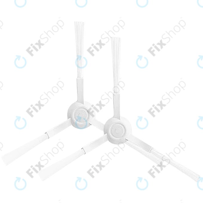 Brosse latérale, 2 pièces, Blanche pour Xiaomi Robot Vacuum S20