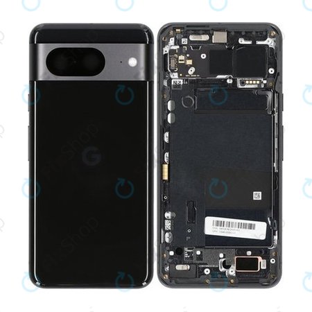 Google Pixel 8 GKWS6 G9BQD - Cache batterie (Obsidian) - G949-00563-01 Genuine Service Pack
